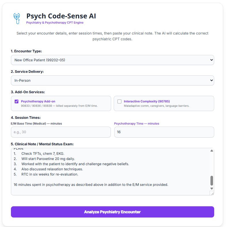 Psychiatry  AI Input